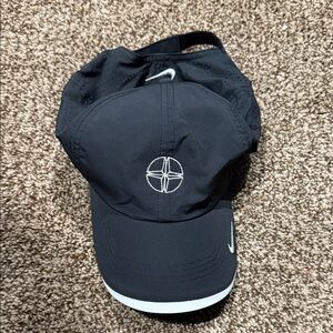 Nike Black and White Sports Cap